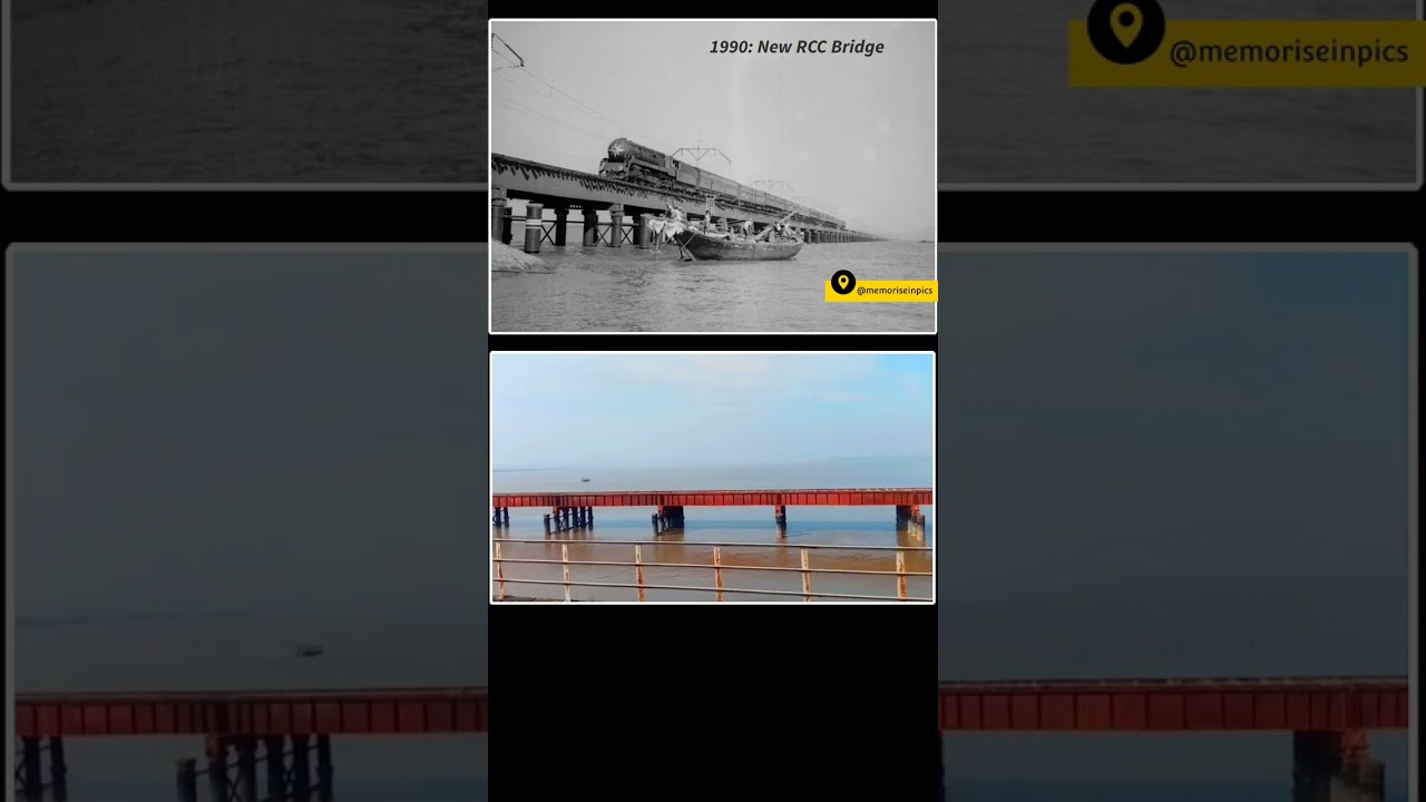 1864 Iconic Vasai Creek bridge.