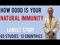 Natural Immunity Protection 65 Studies from 13 Countries / How Much Are You Protected?