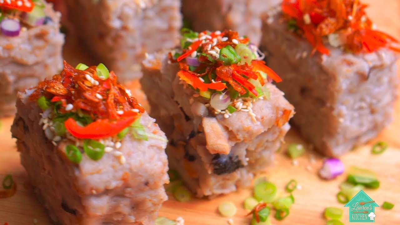 How to make Yam Cake ! simply delicious! YouTube