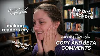 Starting copy edits and looking at beta feedback || Revision and publishing prep vlog