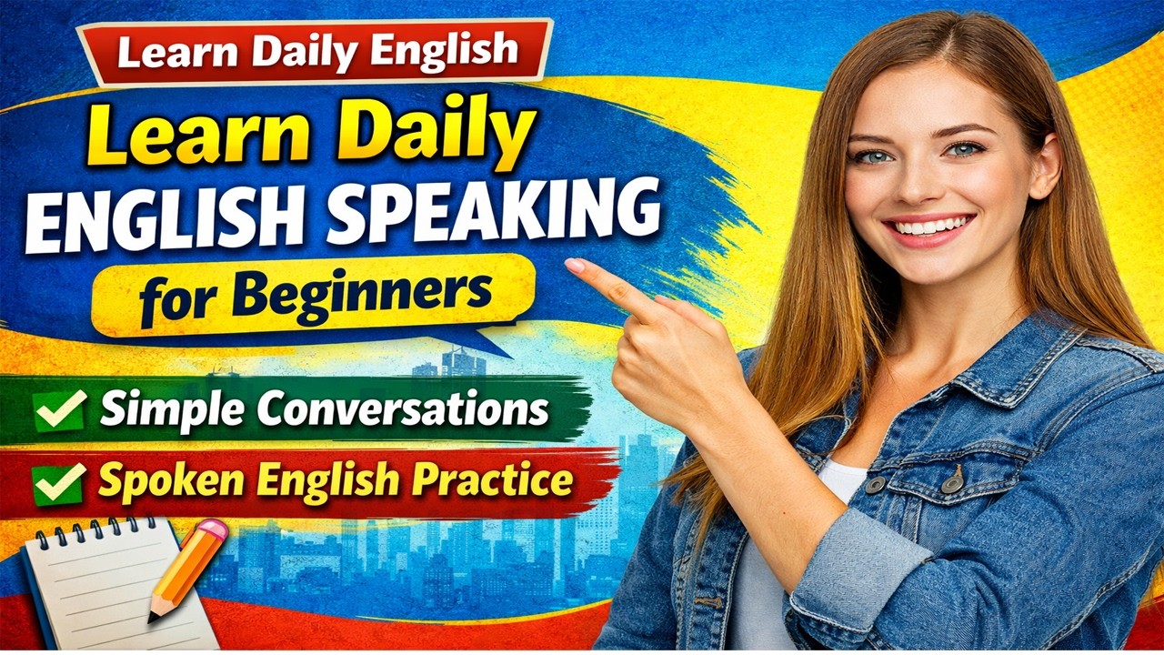 Learn Daily English Speaking for Beginners  Simple Conversations  Spoken English Practice