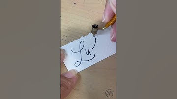 Lettering Names || Luke #shorts