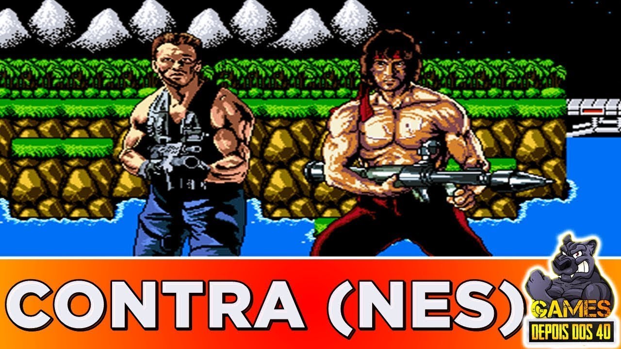 Contra: Ação Intensa no NES  Longplay e Gameplay 