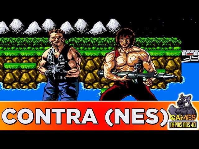 Contra: Ação Intensa no NES  Longplay e Gameplay 