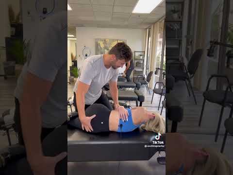 Her Back CRACKS LIKE A GLOWSTICK Shorts Chiropractor 