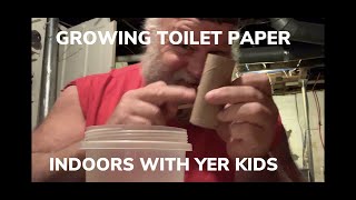 Steve mcgranahan shows everyone how easy it is to grow toilet paper
indoors with the best life hack ever.