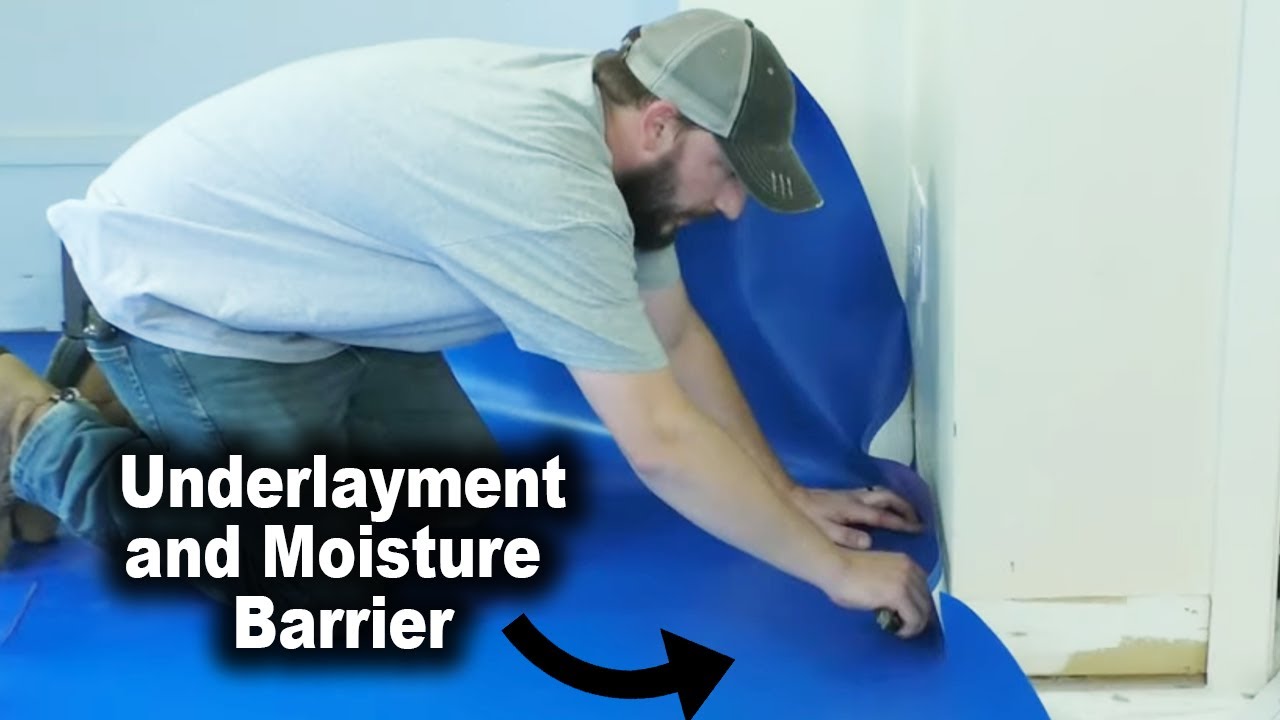 How to Install Sentinel Protect Plus Underlayment and Moisture Barrier |  The Fixer Clips - YouTube