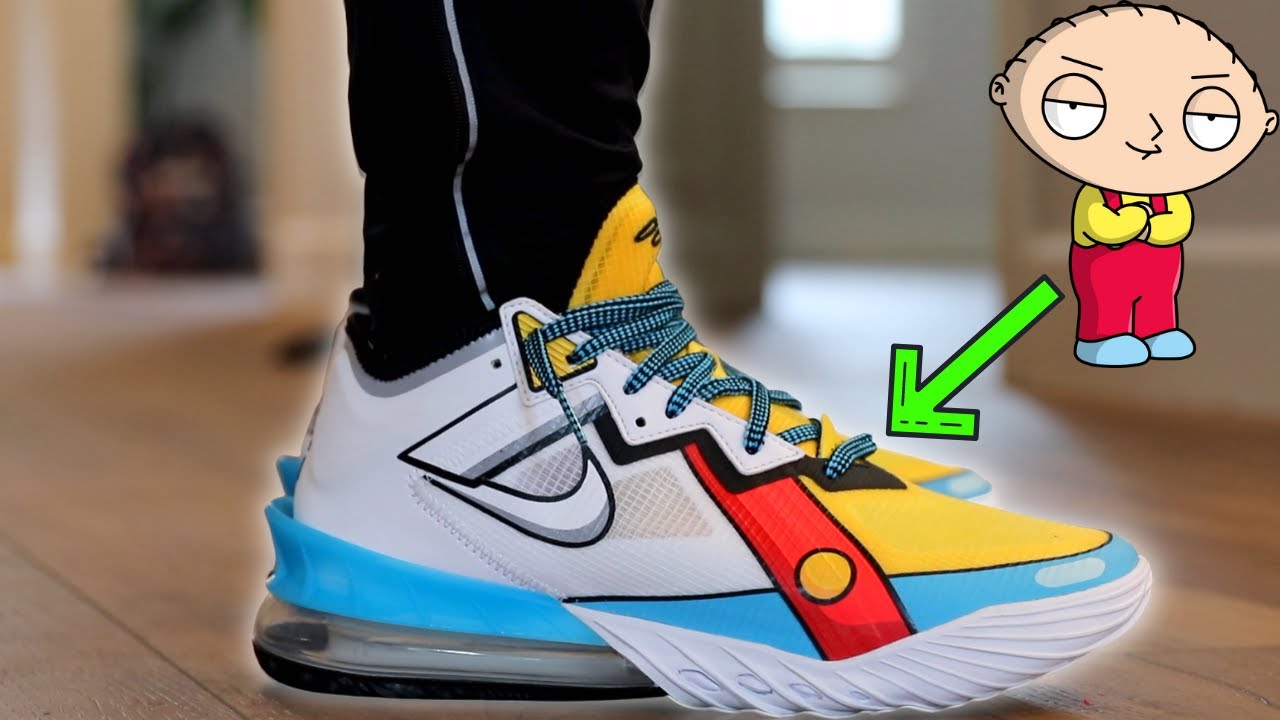 Lebron 18 Low "Stewie" Review! Was Going To Pass On These... Glad I Didn't! - YouTube