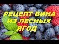 Вино из черники и лесной малины.Wine from blueberries and wild raspberries.