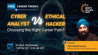 🔥Cyber Analyst vs Ethical Hacker | Choose the Right Career Path | Cybersecurity Course | Simplilearn