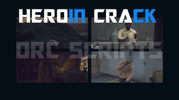 [ESX, QB] FIVEM ADVANCED REALISTIC DRUGS SCRIPTS | CRACK AND HEROIN PREVIEW |  TEBEX!