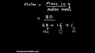 How Many Moles Of Naoh Are Present In 80g Of Naoh Youtube How Many Moles Of Naoh Are Present In 80g Of Naoh Youtube