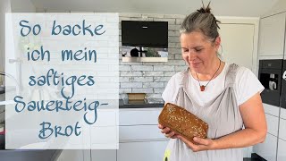 Sauerteigbrot Selber Backen Vollkorn-Sauerteigbrot Ohne Kneten No Knead Bread Vollkornbrot