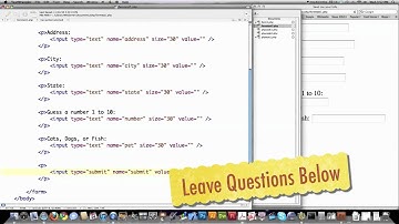 Web Design and Programming Pt 2 PHP & HTML