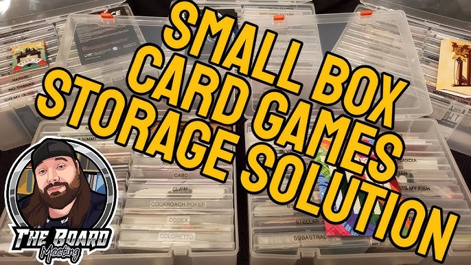 Practical Tricks For Space-Saving Board Game Storage - The