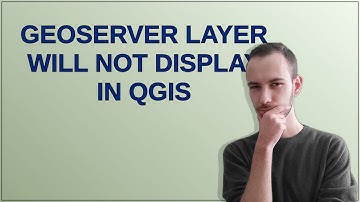 GeoServer layer will not display In QGIS
