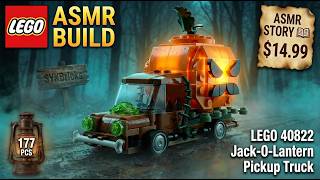 LEGO 40822 Jack-O-Lantern Pickup Truck 🛻 | Cinematic ASMR Story Build 🎃
