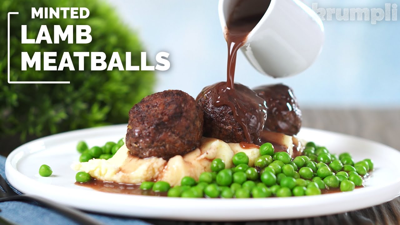 Minted Lamb Meatballs