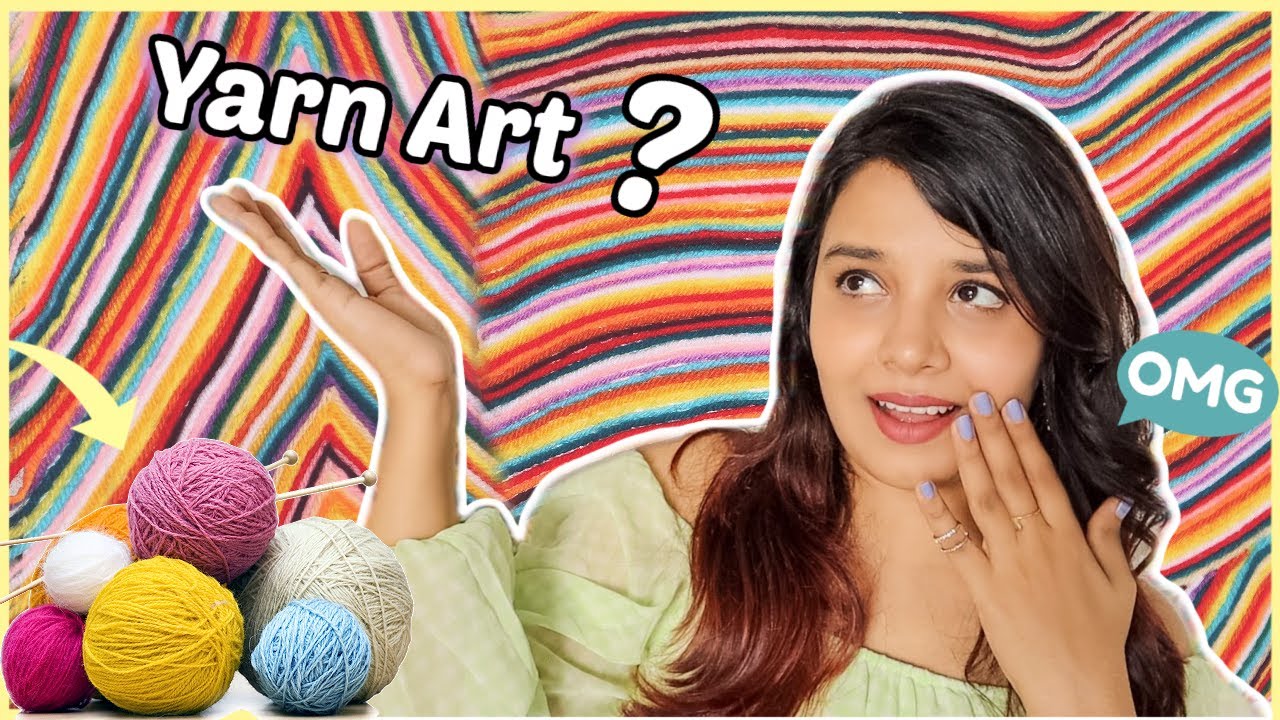 *OMG* DIY YARN ART 😱 Colourful DIY Room Decor Idea 🌈 Must Try!! YouTube