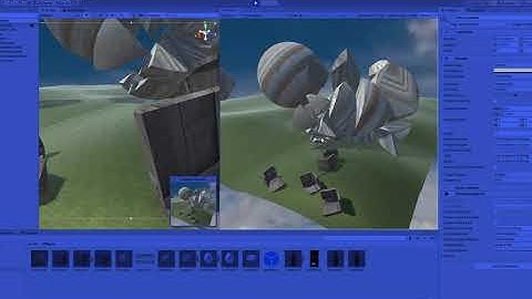 Falling objects that shatter upon impact using Unity 2019.4.0f1 Personal and Blender 2.90.