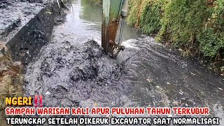 Download Lagu NGERI‼️SAMPAH WARISAN KALI APUR 40 TAHUN TERKUBUR SETELAH TERUNGKAP DIKERUK EXCAVATOR NORMALISASI MP3