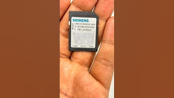 Siemens S7 1500 PLC memory card details