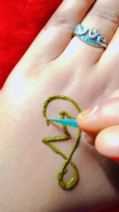 M π letter tattoo design#shorts#viralvideo#trending#mehndi