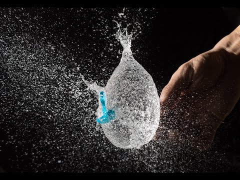 High Speed Photography with water balloons