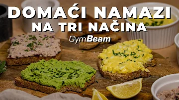 Domaći namazi na tri načina l Fitness recepti l GymBeam