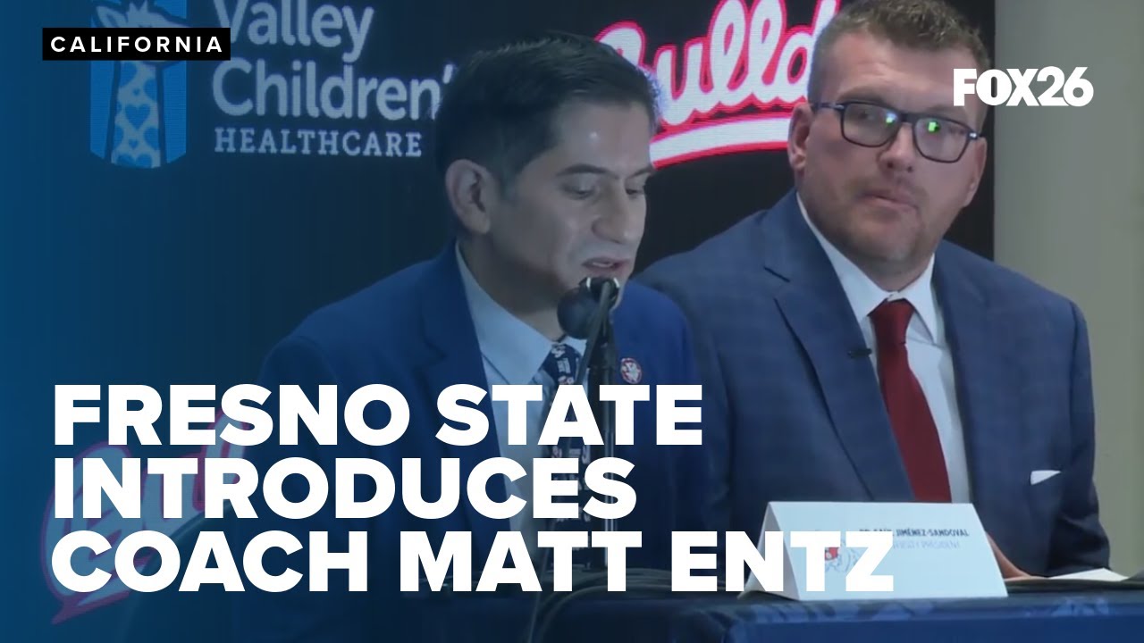 Fresno State holds a news conference to introduce Matt Entz as head coach