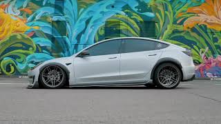 About That - Who Let The Dogs Out (feat. EVALINA) | Ferreda Wheels Tesla Model Y & X