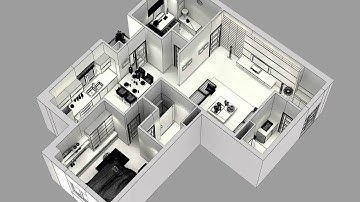 3D Model of Detailed House Cutaway 3D Model Review