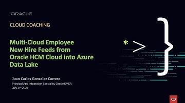 Multi-Cloud Employee New Hire Feeds from Oracle HCM Cloud into Azure Data Lake
