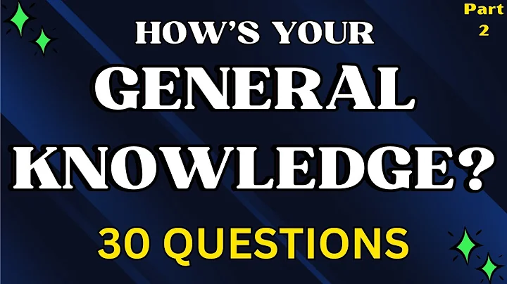 Ultimate General Knowledge Trivia Quiz Part 2! How Many Can You Get Right? #quiz #generalknowledge