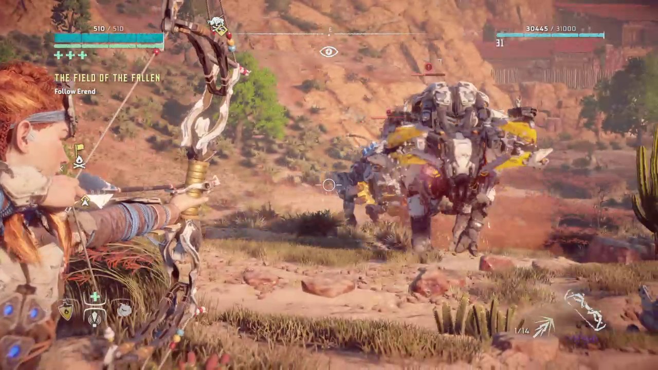 Horizon Zero Dawn Gameplay Trampler Ambush YouTube