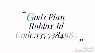 Gods Plan Roblox Id Code Youtube - roblox music id code for gods plan