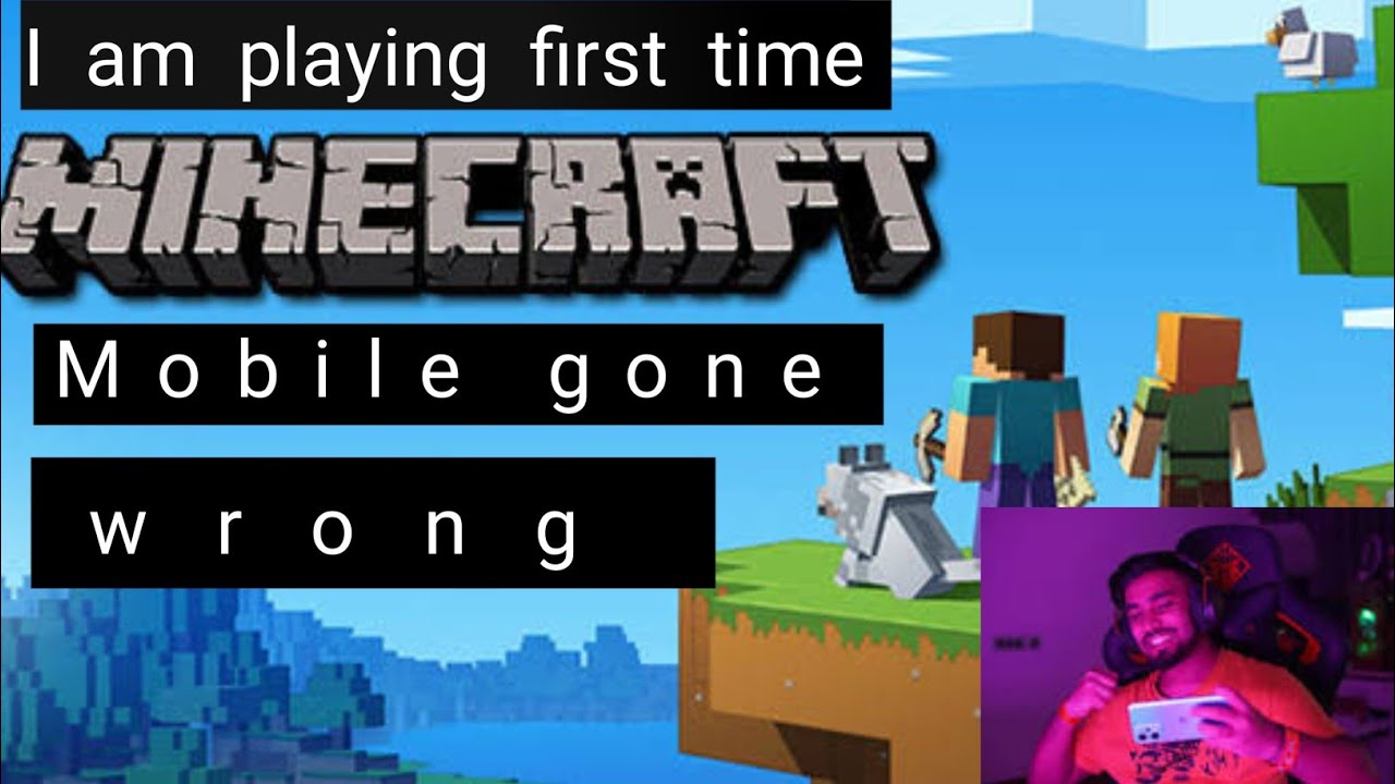 first day in Minecraft mobile gone wrong #gameplay no:1 - YouTube