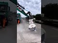 Powerful KEMROC Road Crusher in Action #machine