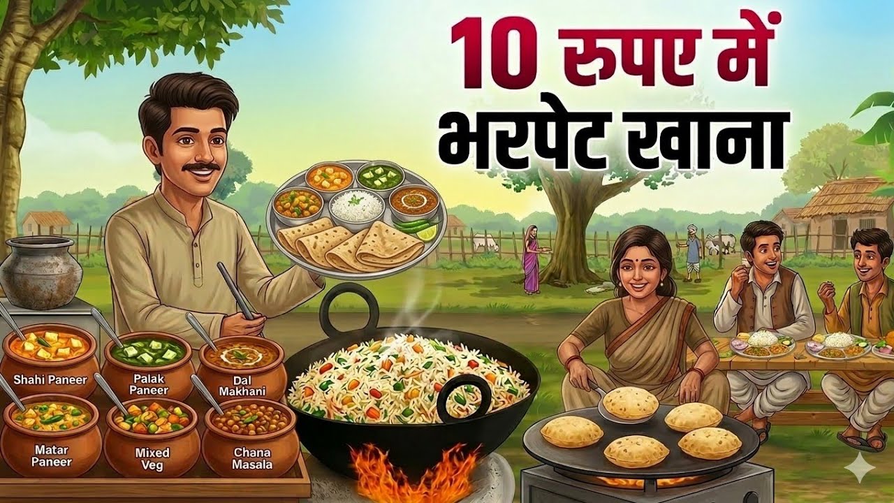 😢 सिर्फ 10 रुपये की थाली… Iske Peeche Chhupa Dard 💔