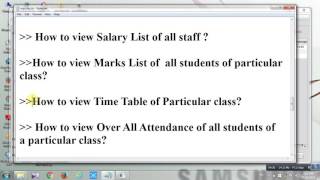school or college management software - desktop application demo screenshot 2