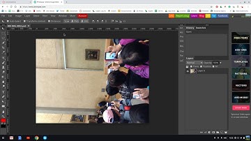 Rotating an image in Photopea.com (or photoshop) for use in Canvas