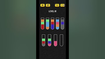Water sort puzzle level 81
