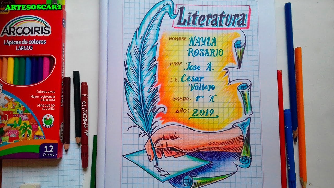 CARATULAS DE LITERATURA - COVERS FOR LITERATURE NOTEBOOKS - thptnganamst.edu.vn