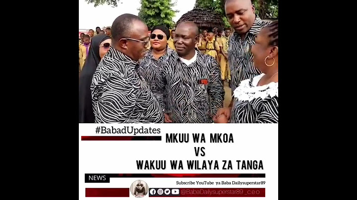 MKUU WA MKOA WA TANGA NA WAKUU WAKE WA WILAYA ZA TANGA