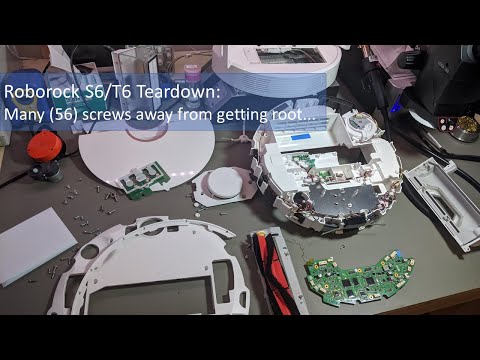 Roborock S6/T6 Teardown: Many screws away from getting root... (Part 1 of the rooting process)