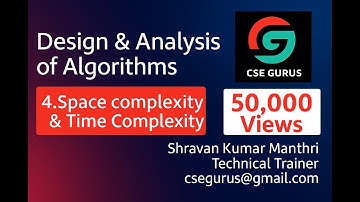 4.  Performance Analysis (Space complexity & Time Complexity)