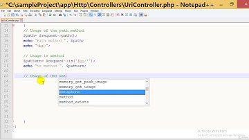 8  Request Feature Laravel PHP Framework