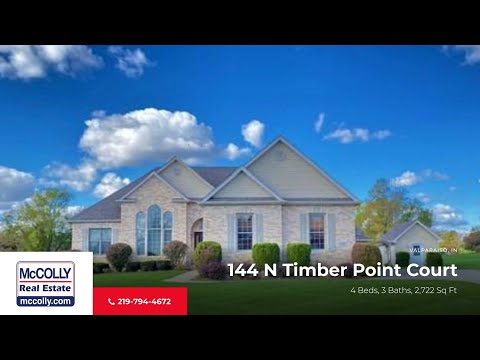 144 N Timber Point Court, Valparaiso, IN home video tour