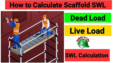 How to Calculate safe work load of a Scaffold |Dead Load | Live Load | SWL Formula |Safety is Life|