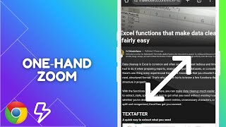 How To Zoom In And Out In Chrome On Android Hidden Gestures